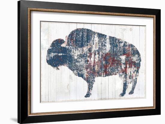 Free Spirit II Red White Blue-Sue Schlabach-Framed Art Print