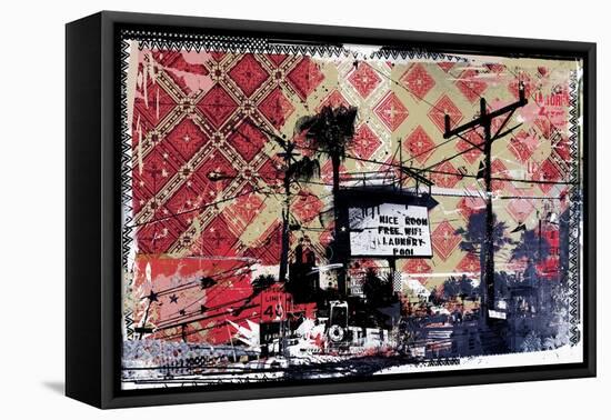 Free Wifi, 2015 (Collage on Canvas)-Teis Albers-Framed Premier Image Canvas