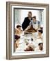 "Freedom From Want", March 6,1943-Norman Rockwell-Framed Giclee Print