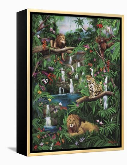 Freedom in the Jungle-Betty Lou-Framed Premier Image Canvas