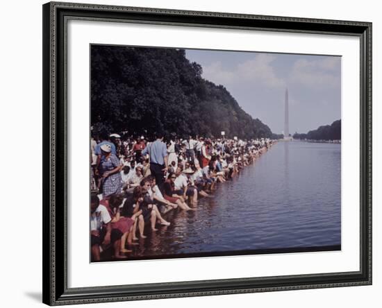 Freedom March-John Dominis-Framed Photographic Print