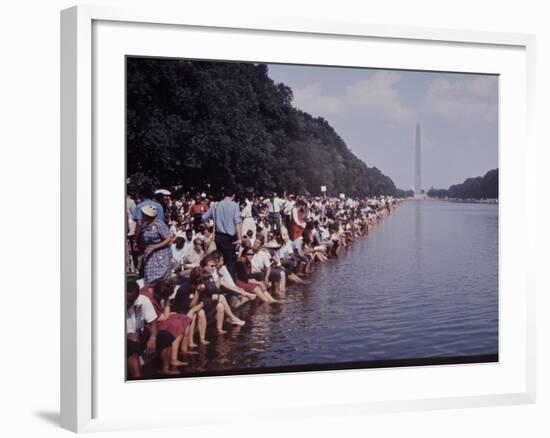 Freedom March-John Dominis-Framed Photographic Print