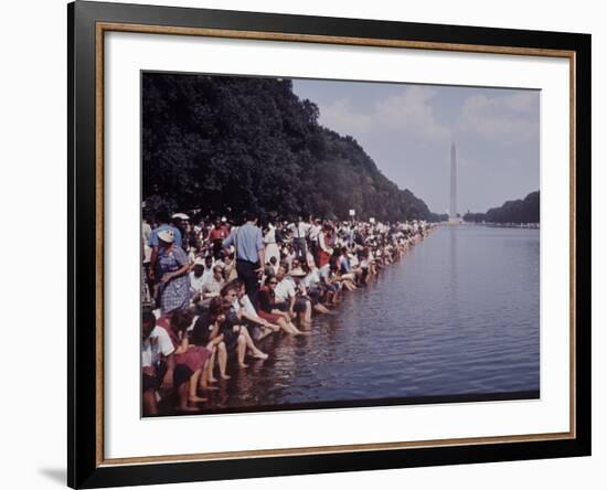 Freedom March-John Dominis-Framed Photographic Print