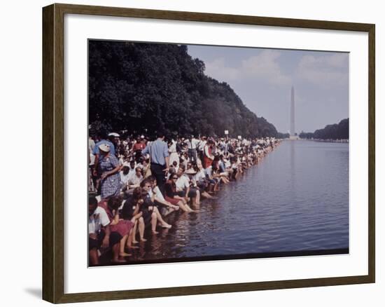 Freedom March-John Dominis-Framed Photographic Print