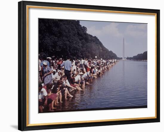 Freedom March-John Dominis-Framed Photographic Print