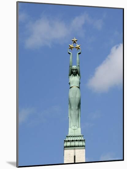 Freedom Monument, Riga, Latvia, Baltic States-Gary Cook-Mounted Photographic Print