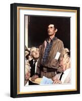 "Freedom Of Speech", February 21,1943-Norman Rockwell-Framed Giclee Print