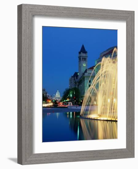 Freedom Plaza, Washington, D.C., USA-null-Framed Photographic Print