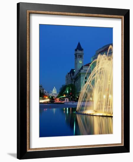 Freedom Plaza, Washington, D.C., USA-null-Framed Photographic Print