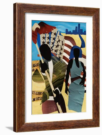 Freedom's Mission-Gil Mayers-Framed Giclee Print