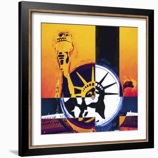 Freedom Sign-Philippe Hugonnard-Framed Giclee Print