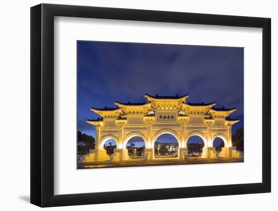 Freedom Square Memorial Arch, Chiang Kaishek Memorial Grounds, Taipei, Taiwan, Asia-Christian Kober-Framed Photographic Print