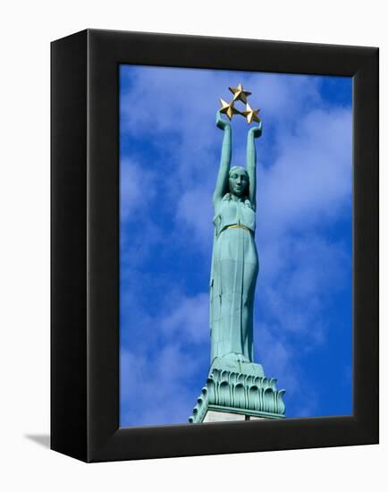 Freedom Statue in Riga, Latvia-Janis Miglavs-Framed Premier Image Canvas