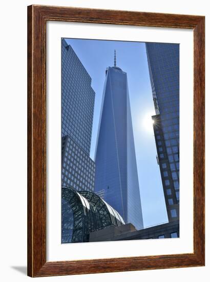 Freedom Tower at the World Financial Center, New York, Usa-Christian Heeb-Framed Photographic Print