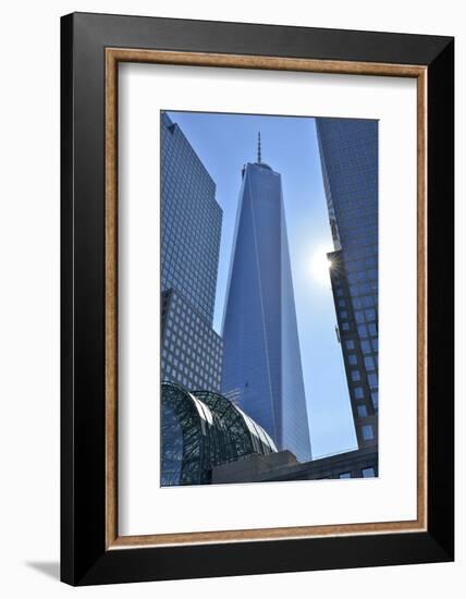 Freedom Tower at the World Financial Center, New York, Usa-Christian Heeb-Framed Photographic Print