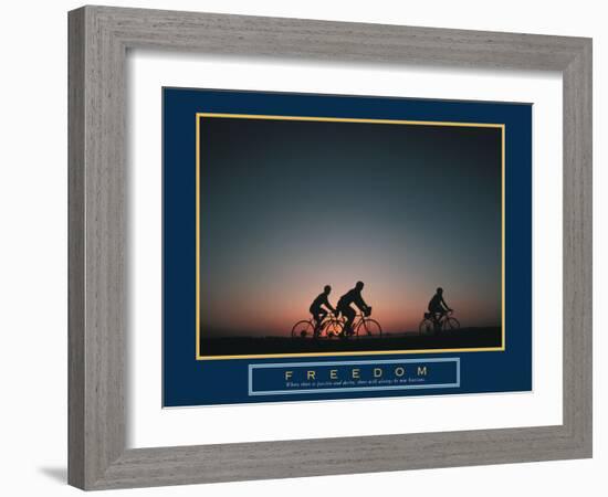 Freedom-null-Framed Art Print