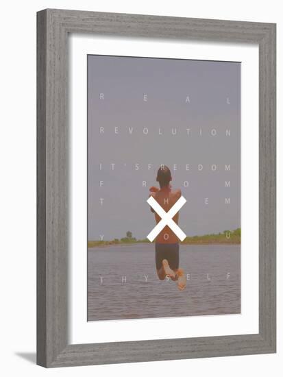 Freedom-null-Framed Art Print