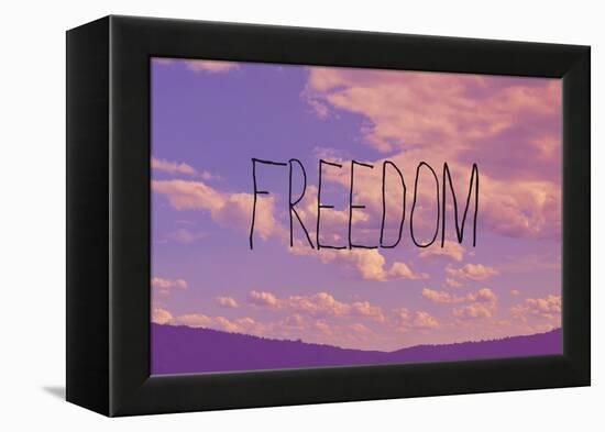 Freedom-Vintage Skies-Framed Premier Image Canvas