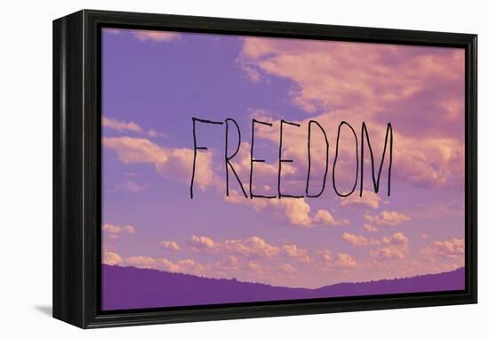Freedom-Vintage Skies-Framed Premier Image Canvas