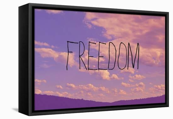 Freedom-Vintage Skies-Framed Premier Image Canvas