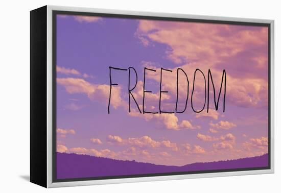 Freedom-Vintage Skies-Framed Premier Image Canvas