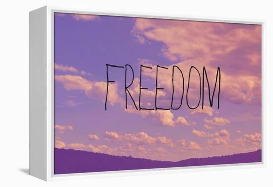 Freedom-Vintage Skies-Framed Premier Image Canvas