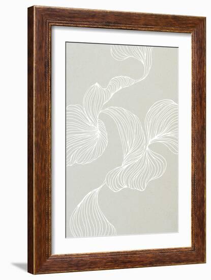 Freeform Leaves II-Incado-Framed Art Print