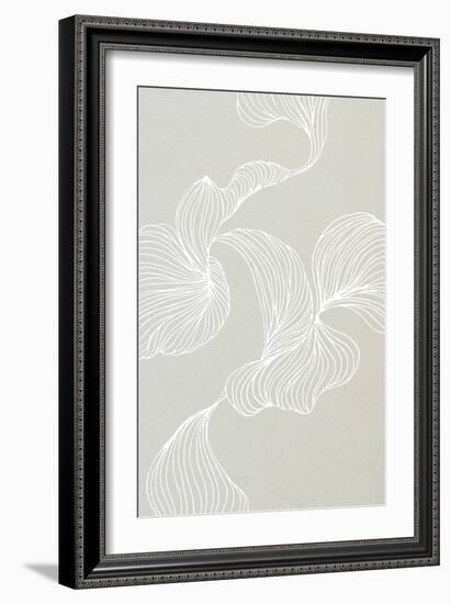 Freeform Leaves II-Incado-Framed Art Print