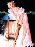 Santa Won't Overlook These Christmas Pin-Up 1951-Freeman Elliott-Framed Art Print