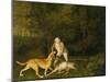 Freeman, the Earl of Clarendon's Gamekeeper, with a Dying Doe and Hound, 1800-George Stubbs-Mounted Giclee Print