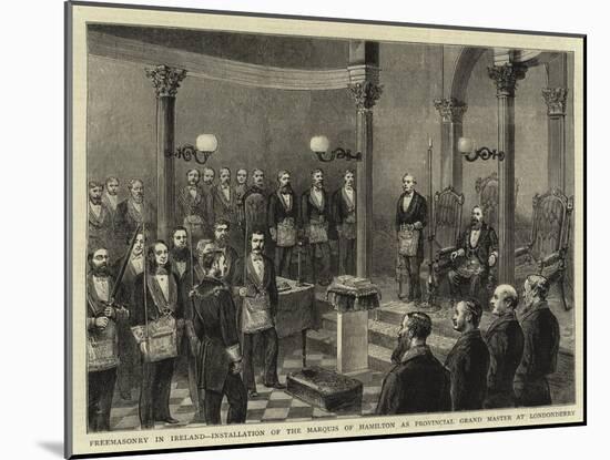 Freemasonry in Ireland-null-Mounted Giclee Print