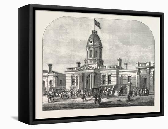 Freemasonry in South London: New Masonic Hall, Camberwell, 1876, Uk-null-Framed Premier Image Canvas