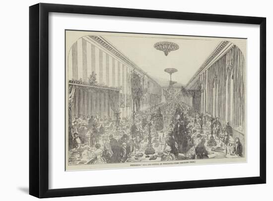 Freemasons' Ball and Supper, at Worcester-Samuel Read-Framed Giclee Print