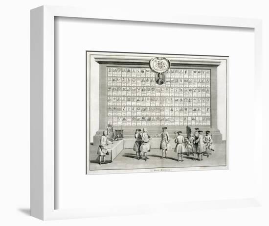 Freemasons, with signs for the various lodges, c1733-Unknown-Framed Giclee Print