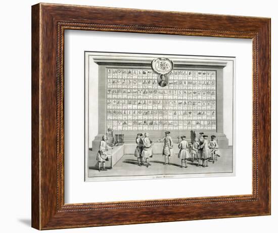 Freemasons, with signs for the various lodges, c1733-Unknown-Framed Giclee Print