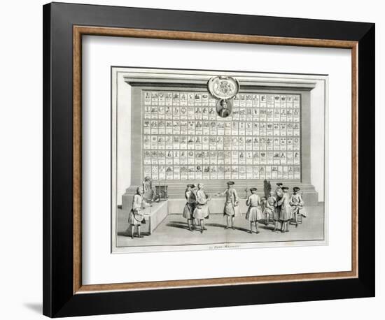 Freemasons, with signs for the various lodges, c1733-Unknown-Framed Giclee Print