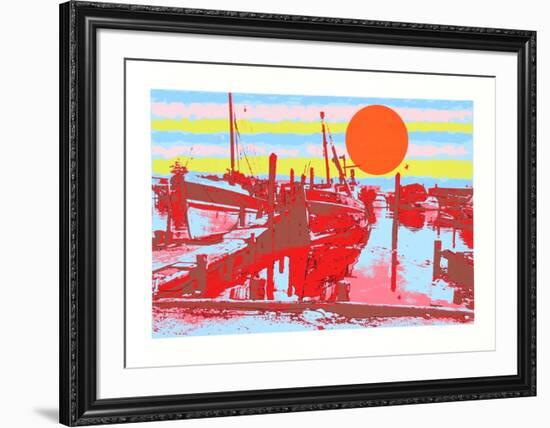 Freeport Fishing Boats-Max Epstein-Framed Collectable Print