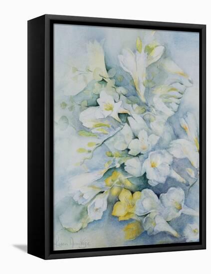 Freesia Eldus, Giant White-Karen Armitage-Framed Premier Image Canvas