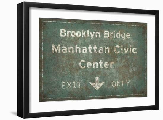 Freeway - New York-Rufus Coltrane-Framed Giclee Print