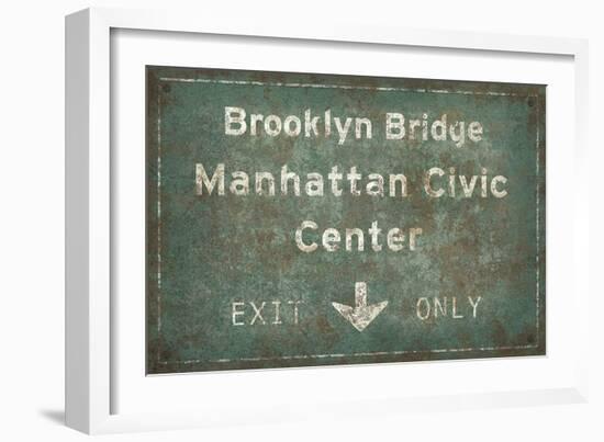 Freeway - New York-Rufus Coltrane-Framed Giclee Print