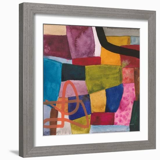 Freeway V-Cheryl Warrick-Framed Art Print