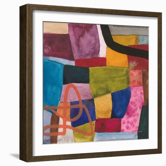 Freeway V-Cheryl Warrick-Framed Art Print