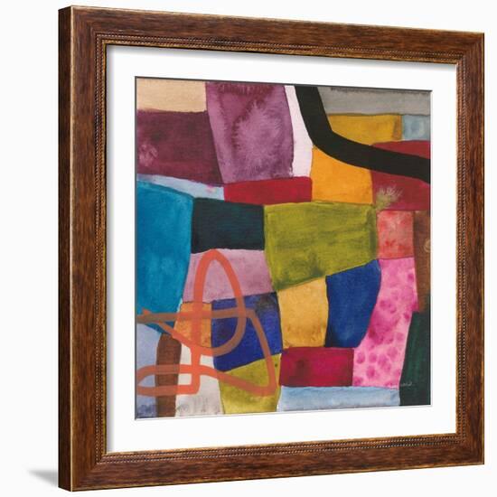 Freeway V-Cheryl Warrick-Framed Art Print