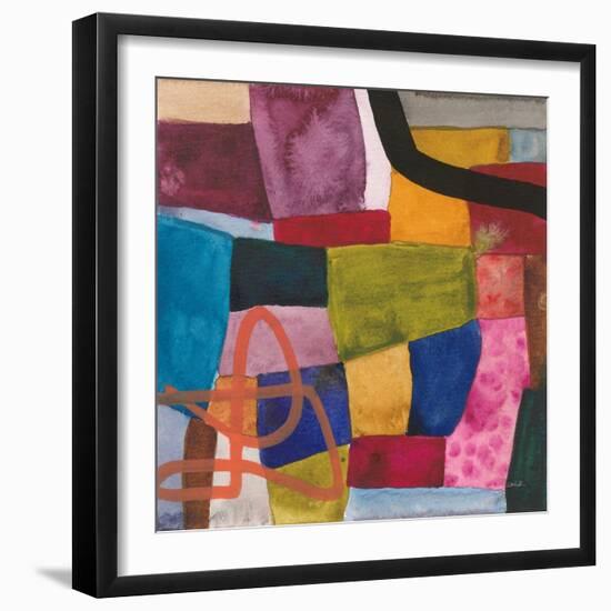 Freeway V-Cheryl Warrick-Framed Art Print