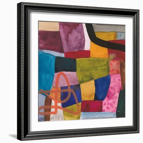 Freeway V-Cheryl Warrick-Framed Art Print