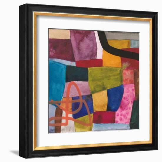 Freeway V-Cheryl Warrick-Framed Art Print