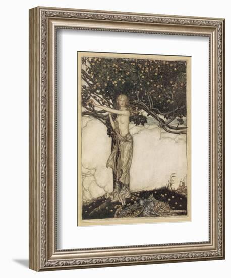 Freia, Rackham-Arthur Rackham-Framed Photographic Print