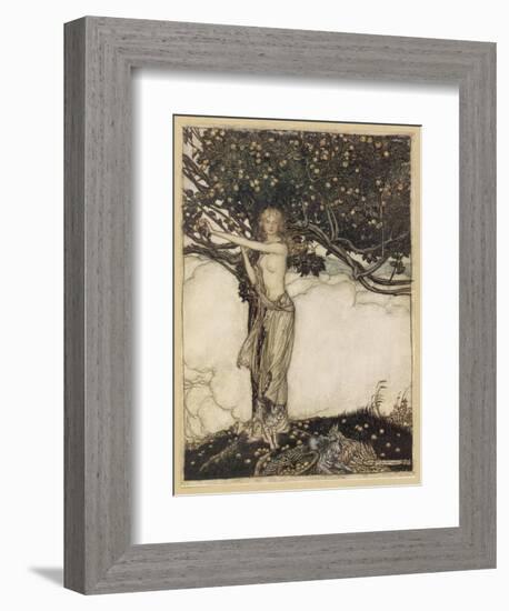 Freia, Rackham-Arthur Rackham-Framed Photographic Print