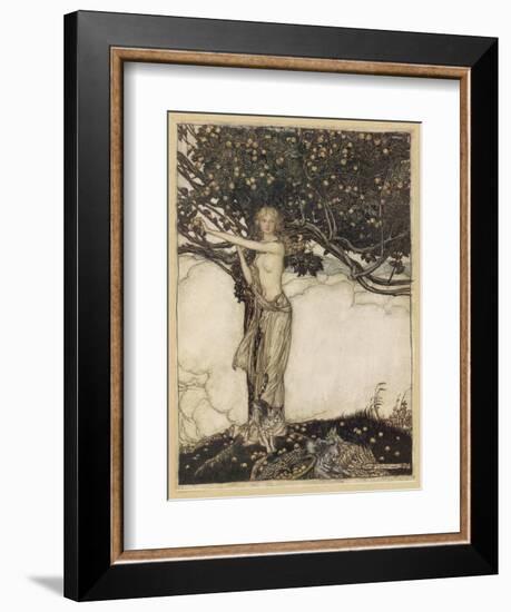 Freia, Rackham-Arthur Rackham-Framed Photographic Print