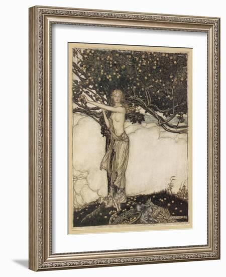 Freia, Rackham-Arthur Rackham-Framed Photographic Print